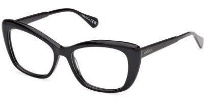 Max & Co .  Mo5143 Eyeglasses In Shiny Black