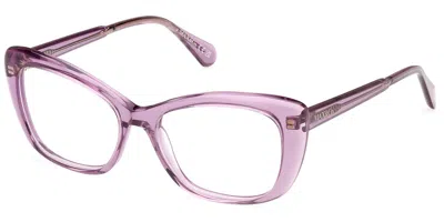 Max & Co .  Mo5143 Eyeglasses In Shiny Violet