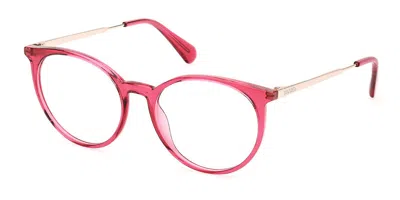 Max & Co .  Mo5145 Eyeglasses In Shiny Fuxia