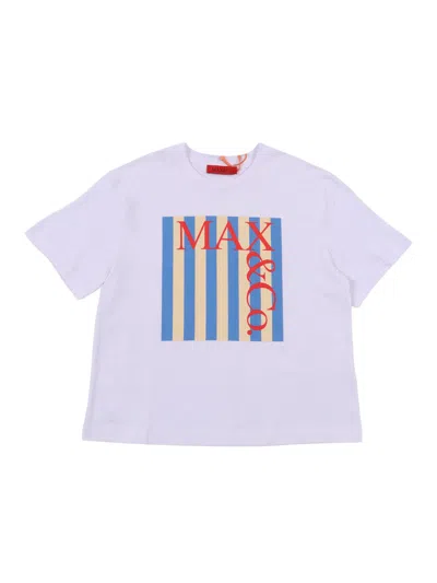 Max & Co Kids' Max&co Maxt31f Maglietta In Purple