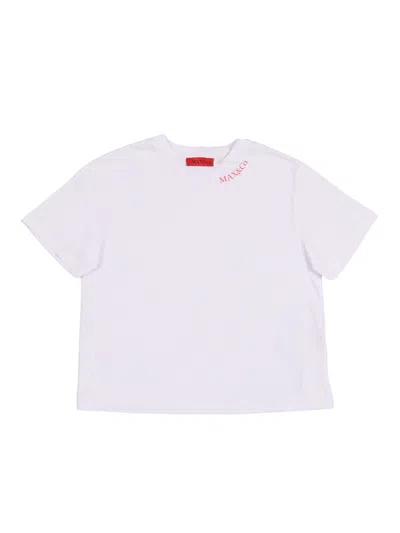 Max & Co Kids' Max&co Maxt34f Maglietta In White