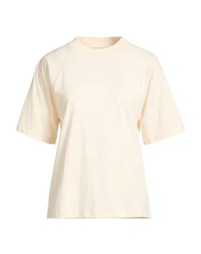 Max & Co . Mcoaia Woman T-shirt Cream Size Xs Cotton In White