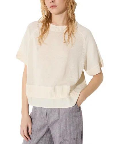 Max & Co . Mcopomposa Top In White