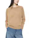 Max & Co . Merino Wool Crewneck Sweater In Brown