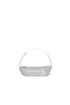 Max & Co Mesh Bag With Rhinestones In White