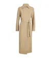 Max & Co Midi Trench Coat In Beige