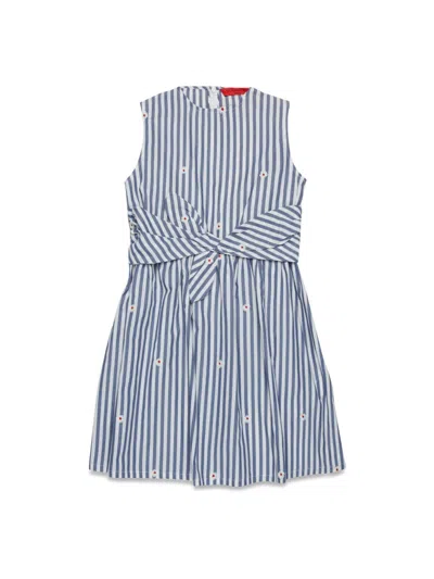 Max & Co . Mini Cotton Dress For Girls - Ss25 Collection In Purple
