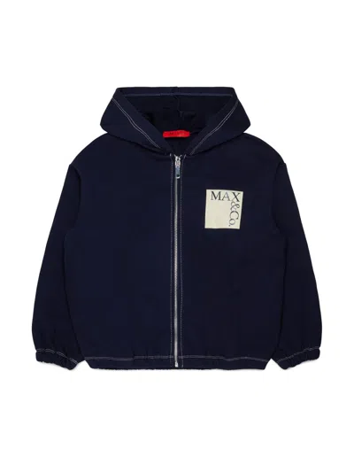 Max & Co . Mini Girls' Cozy Sweatshirt In Blue