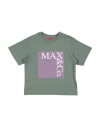 Max & Co . Mini Me Toddler Girl T-shirt Sage Green Size 4 Cotton In Green