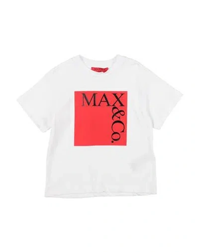 Max & Co Babies' . Mini Me Toddler Girl T-shirt White Size 6 Cotton