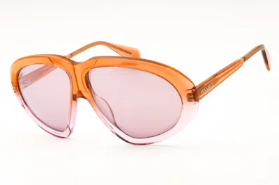 Max & Co Mo0001 44u Orange/bordeaux Mirror In Pink