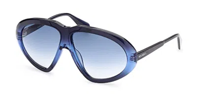 Max & Co Mo0001 92w Occhiali Da Sole Blu Per Donna