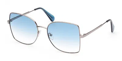 Max & Co Mo0005 14w Occhiali Da Sole Argentati Per Donna