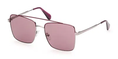 Max & Co Mo0006 14s Occhiali Da Sole Argentati Per Donna