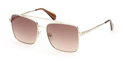 Max & Co Mo0006 32f Occhiali Da Sole Oro Per Donna In Gold