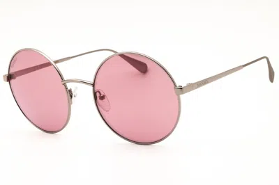 Max & Co Mo0008 Round Metal Sunglasses In Silver