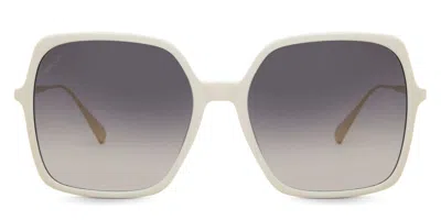 Max & Co Mo0010 21b Women's Sunglasses White Size 57