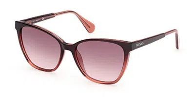 Max & Co Mo0011 71s Occhiali Da Sole Borgogna Per Donna