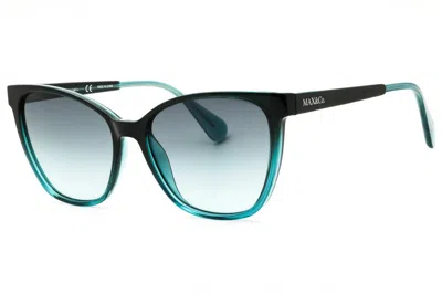 Max & Co Mo0011 Cat Eye Sunglasses In Blue