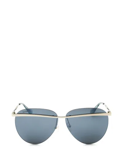 Max & Co Mo0017 Pilot-frame Sunglasses In Gold