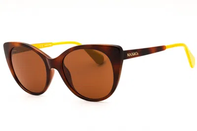 Max & Co Mo0021 Cat-eye Sunglasses In Brown