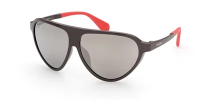 Max & Co Mo0023 Flex1 20c Occhiali Da Sole Grigi Per Donna In Gray