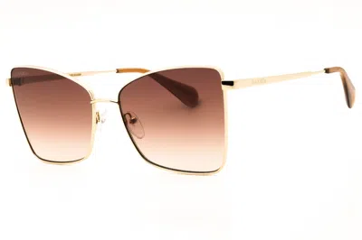 Max & Co Mo0027 Gradient Lens Cat-eye Sunglasses In Gold