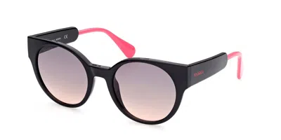 Max & Co Mo0035 01b Women's Sunglasses Black Size 54