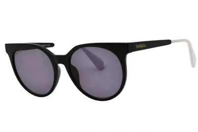 Max & Co Mo0044 Round Injected Propionate Sunglasses In Black