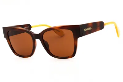 Max & Co Mo0045 Cat-eye Sunglasses In Brown