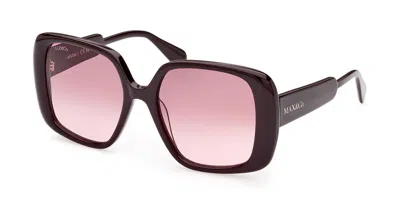Max & Co Mo0048 48f Women's Sunglasses Brown Size 56