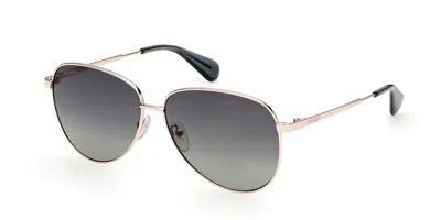 Max & Co Mo0049 28p Women's Sunglasses Gold Size 58