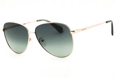 Max & Co Mo0049 Gradient Lens Aviator Sunglasses In Gold