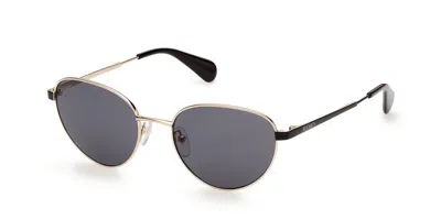 Max & Co Mo0050 01a Women's Sunglasses Gold Size 52