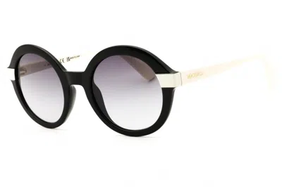 Max & Co Mo0052 Round Gradient Smoke Sunglasses In Black