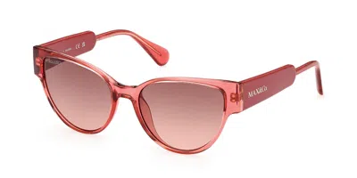 Max & Co Mo0053 66f Women's Sunglasses Red Size 54