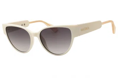 Max & Co Mo0053 Cat-eye Gradient Lens Sunglasses In Cream