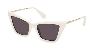 Max & Co Mo0057 21a Women's Sunglasses White Size 54