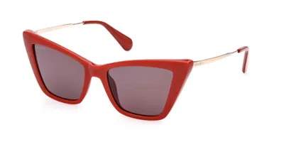 Max & Co Mo0057 66e Women's Sunglasses Red Size 54