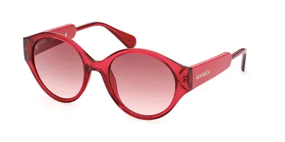 Max & Co Mo0058 66t Women's Sunglasses Red Size 54