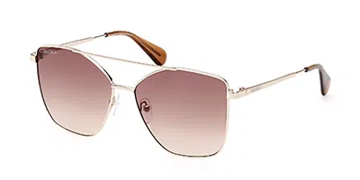 Max & Co Mo0062 32f Women's Sunglasses Gold Size 56