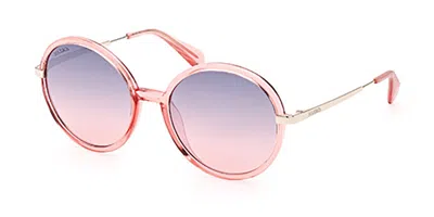 Max & Co Mo0064 72b Women's Sunglasses Pink Size 55