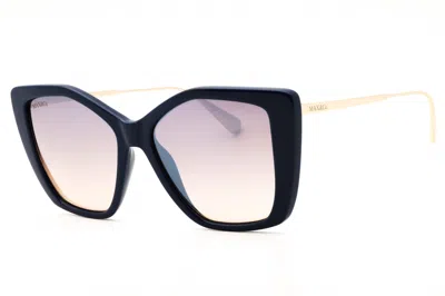 Max & Co Mo0065 Cat-eye Sunglasses In Blue