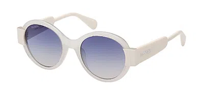 Max & Co Mo0067 24w Women's Sunglasses White Size 50