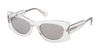 Max & Co Mo0068 26c Women's Sunglasses Clear Size 52 In Transparent