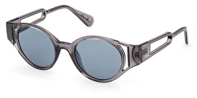 Max & Co Mo0069 20v Women's Sunglasses Grey Size 48 In Gray