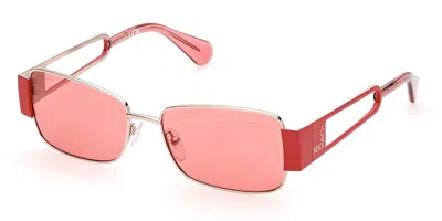 Max & Co Mo0070 28s Women's Sunglasses Gold Size 55