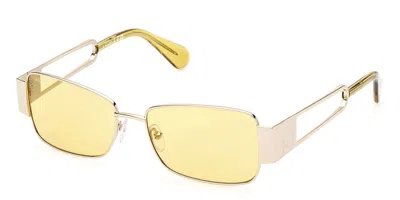 Max & Co Mo0070 32e Women's Sunglasses Gold Size 55