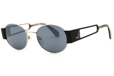 Max & Co Mo0071 Oval Metal Sunglasses In Silver