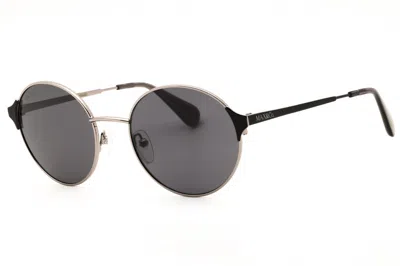 Max & Co Mo0073 Round Metal Sunglasses In Rose Gold